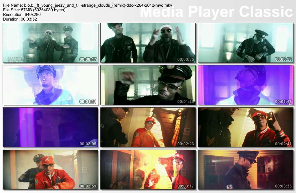 B.O.B. Feat. Young Jeezy And T.I. - Strange Clouds (Remix) DDC x264 2012